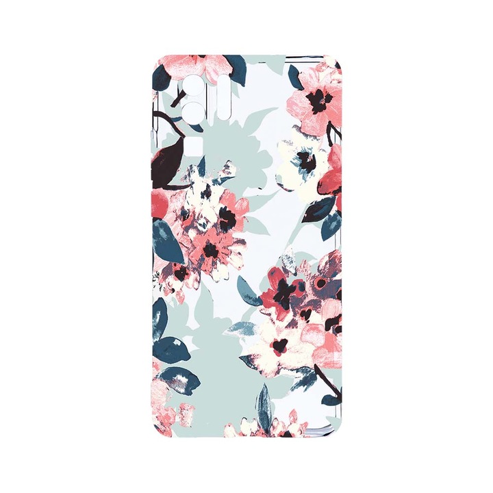 Силиконов калъф BestCase за Huawei P30 Pro, Flowers Pattern, Camera Protection, Clear Silicon 2.0MM, T 508