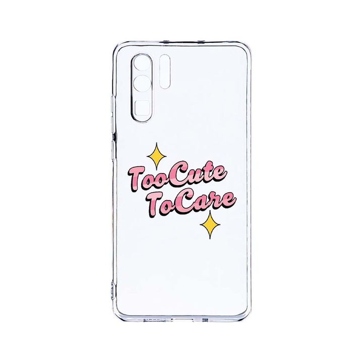 Силиконов калъф BestCase за Huawei P30 Pro, Too Cute, Camera Protection, Clear Silicon 2.0MM, T 488
