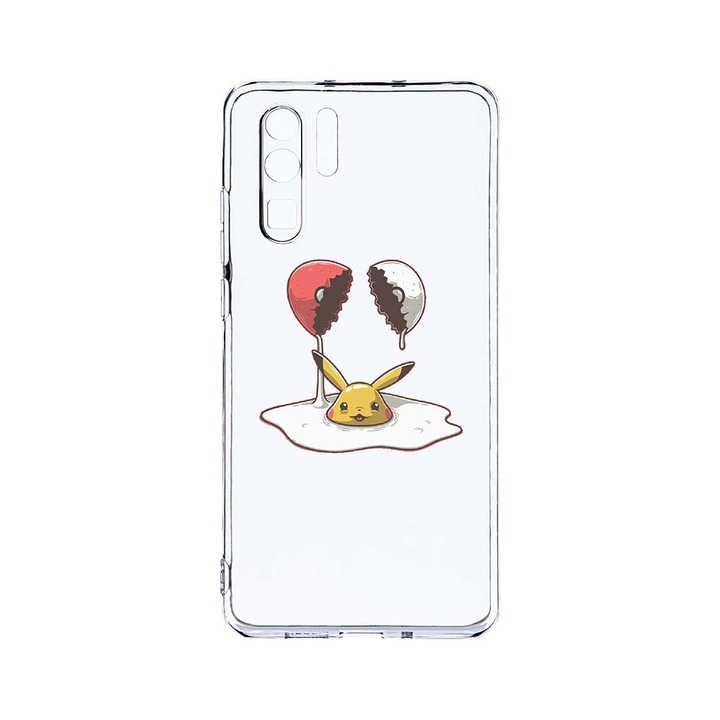 Силиконов калъф BestCase за Huawei P30 Pro, Meme, Camera Protection, Clear Silicon 2.0MM, T 656