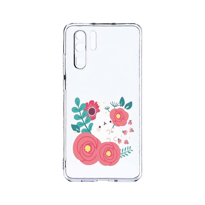 Силиконов калъф BestCase за Huawei P30 Pro, Hello Spring, Camera Protection, Clear Silicon 2.0MM, T 686