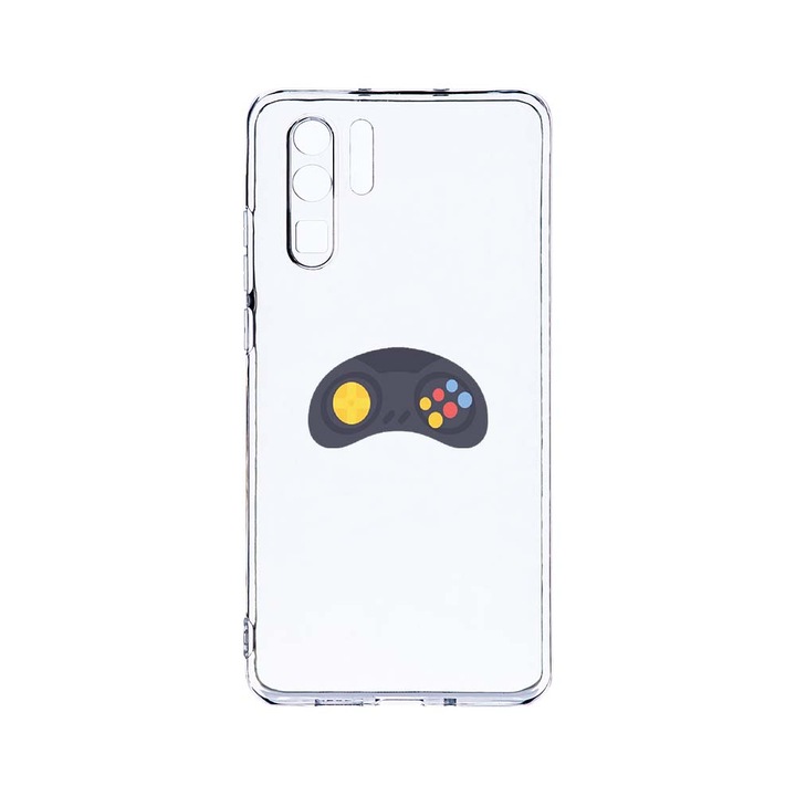 Силиконов калъф BestCase за Huawei P30 Pro, Gamer, Camera Protection, Clear Silicon 2.0MM, T 672
