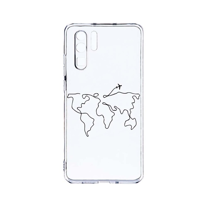 Силиконов калъф BestCase за Huawei P30 Pro, Bavel, Camera Protection, Clear Silicon 2.0MM, T 733