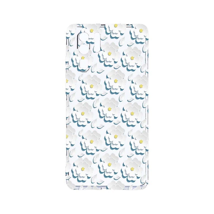 Силиконов калъф BestCase за Huawei P30 Pro, Digital Daisy, Camera Protection, Clear Silicon 2.0MM, T 683