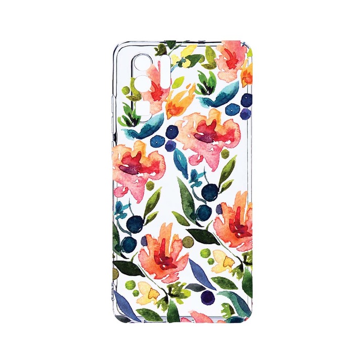 Силиконов калъф BestCase за Huawei P30 Pro, Flowers Collection Pastel, Camera Protection, Clear Silicon 2.0MM, T 628