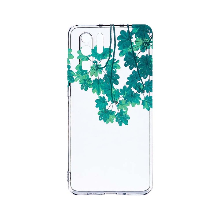 Силиконов калъф BestCase за Huawei P30 Pro, Green Forest, Camera Protection, Clear Silicon 2.0MM, T 682