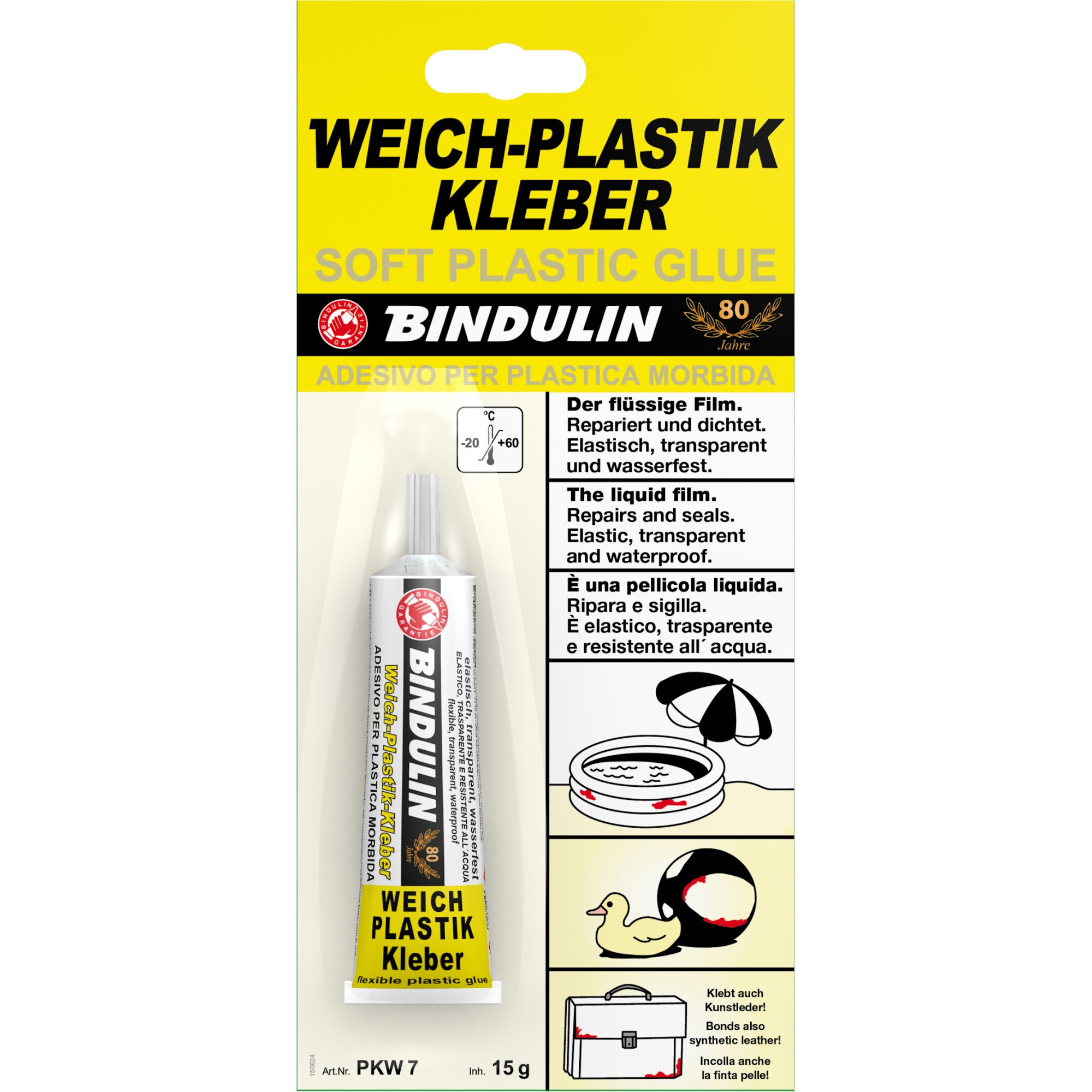 Adeziv Bindulin pentru plastic moale 15.5g
