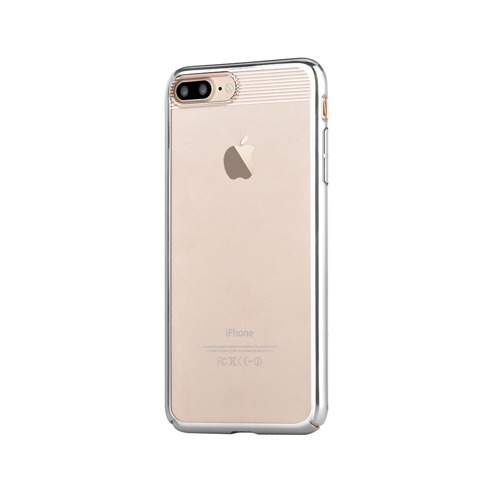 Carcasa Comma Brightness pentru iPhone 7 Plus, Argintiu