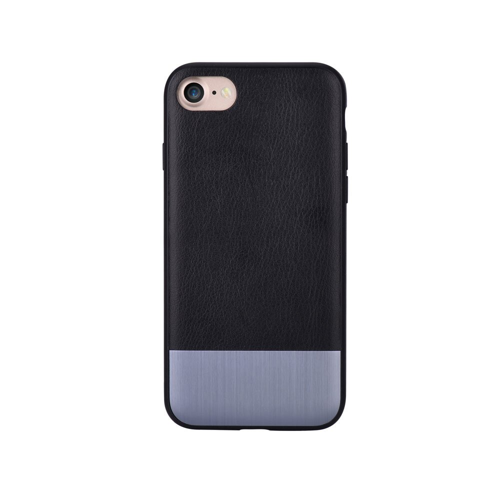 Carcasa Devia Commander 360 pentru iPhone 8 / 7, (Piele naturala) Black