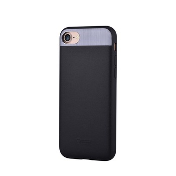 Carcasa Comma Vivid Leather pentru iPhone 7 Plus, Negru Carcasa Comma Vivid Leather pentru iPhone 7 Plus, Negru