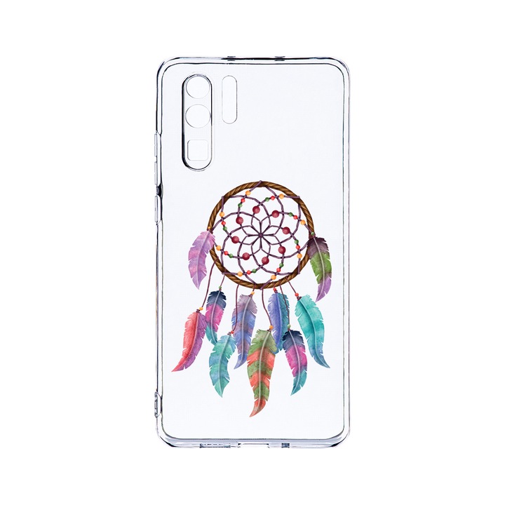 Силиконов калъф BestCase за Huawei P30 Pro, Dreamcatcher, Camera Protection, Clear Silicon 2.0MM, T 949