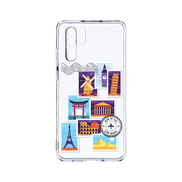 Силиконов калъф BestCase за Huawei P30 Pro, Mail on the way, Camera Protection, Clear Silicon 2.0MM, T 979