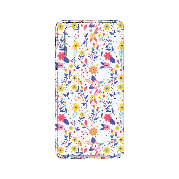 Силиконов калъф BestCase за Huawei P30 Pro, Flower Pattern, Camera Protection, Clear Silicon 2.0MM, T 955