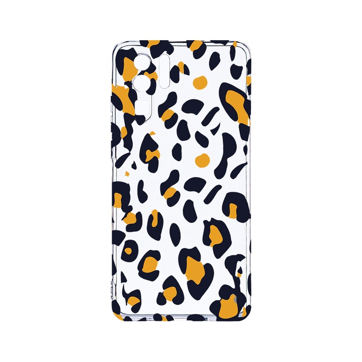 Силиконов калъф BestCase за Huawei P30 Pro, Leopard Pattern, Camera Protection, Clear Silicon 2.0MM, T 1031