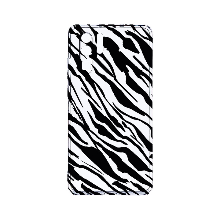 Силиконов калъф BestCase за Huawei P30 Pro, Zebra Pattern, Camera Protection, Clear Silicon 2.0MM, T 1059