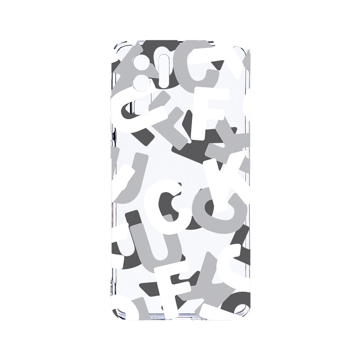 Силиконов калъф BestCase за Huawei P30 Pro, FCK Pattern, Camera Protection, Clear Silicon 2.0MM, T 1021