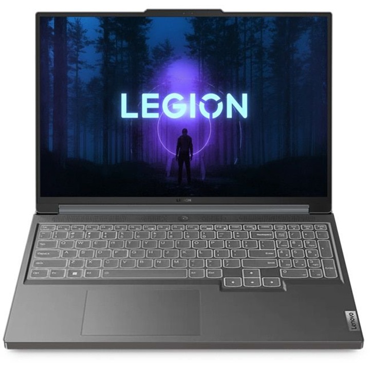 Lenovo Legion Slim 5 16IRH8 Laptop, 16 hüvelykes, Intel i7-13700H, 16 GB RAM, 512 GB SSD, Nvidia NVIDIA GeForce RTX 4070, Free DOS, szürke
