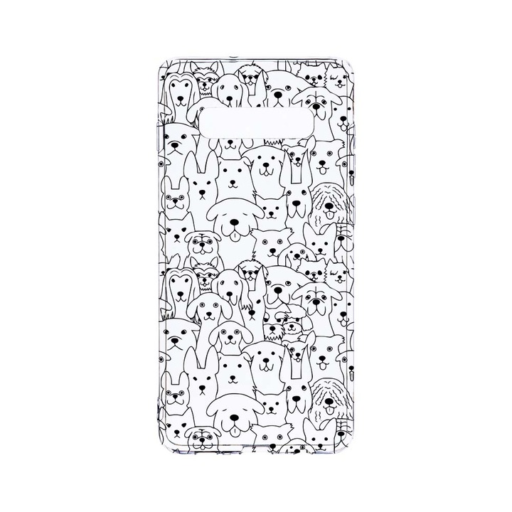 Силиконов калъф BestCase за Samsung Galaxy S10 Plus, Poppies, Camera Protection, Clear Silicon 2.0MM, T 745