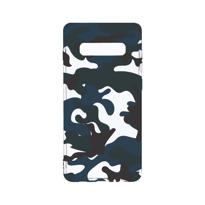 Силиконов калъф BestCase за Samsung Galaxy S10 Plus, Camouflage, Camera Protection, Clear Silicon 2.0MM, T 789