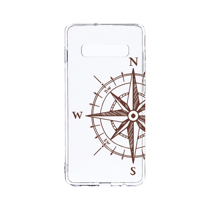 Силиконов калъф BestCase за Samsung Galaxy S10 Plus, Compass, Camera Protection, Clear Silicon 2.0MM, T 971