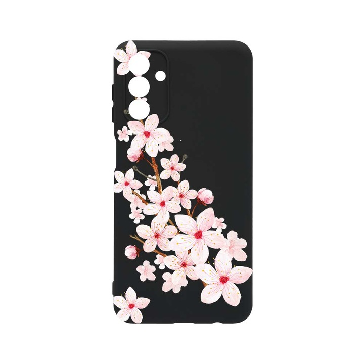 Husa BestCase® Premium Liquid Silicon, Compatibila Cu Samsung Galaxy A35, Spring Flower, SLIM, Microfibra in interior, Antisoc, Protectie Camera, Margini ridicate pentru protectia ecranului, PB 62