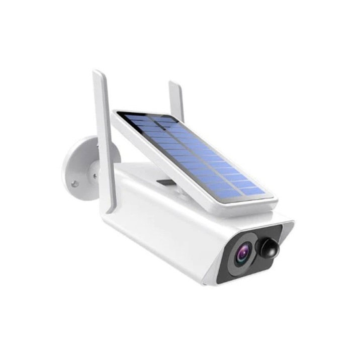 Camera de Supraveghere Miromoto®, WIFI cu Panou Solar IP66, HD 1080P 2MP Waterproof, ICloud