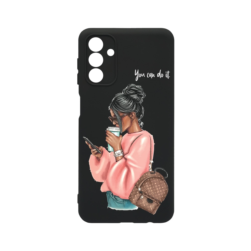 Husa BestCase® Premium Liquid Silicon, Compatibila Cu Samsung Galaxy A54 5G, Shopping Girl, SLIM 1.2MM, Microfibra in interior, Antisoc, Rezistent la socuri, Protectie Camera, PB 962