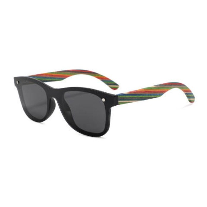 UV 400 polarizált napszemüveg, MATELOT, Vintage Retro, tároló doboz, mikroszálas huzat, mikroszálas tisztítókendő, unisex, fekete