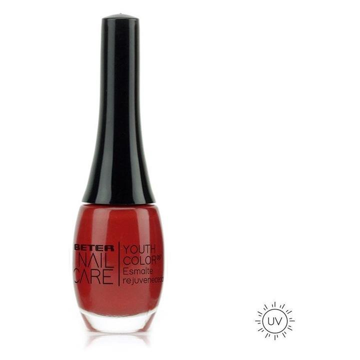 Устойчив лак за нокти, който укрепва структурата на ноктите, Beter, Esmalte Youth Color, 11 ml, 067 Pure Red