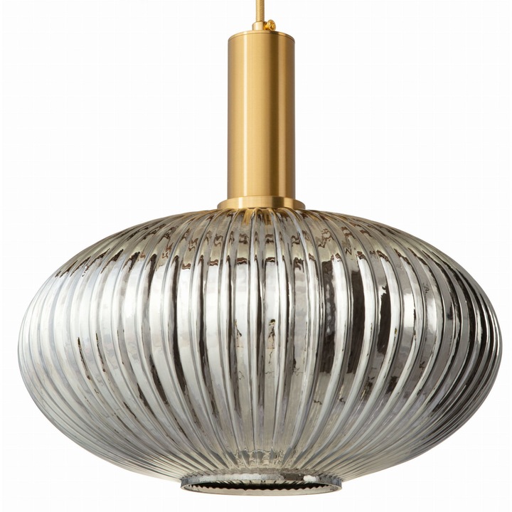 Pendul, Ledigo, Sticla, E27, Gri