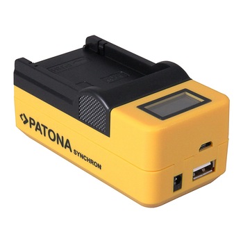 PATONA | Incarcator Mono LCD pentru acumulator Canon LP-E6 PATONA | Incarcator Mono LCD pentru acumulator Canon LP-E6