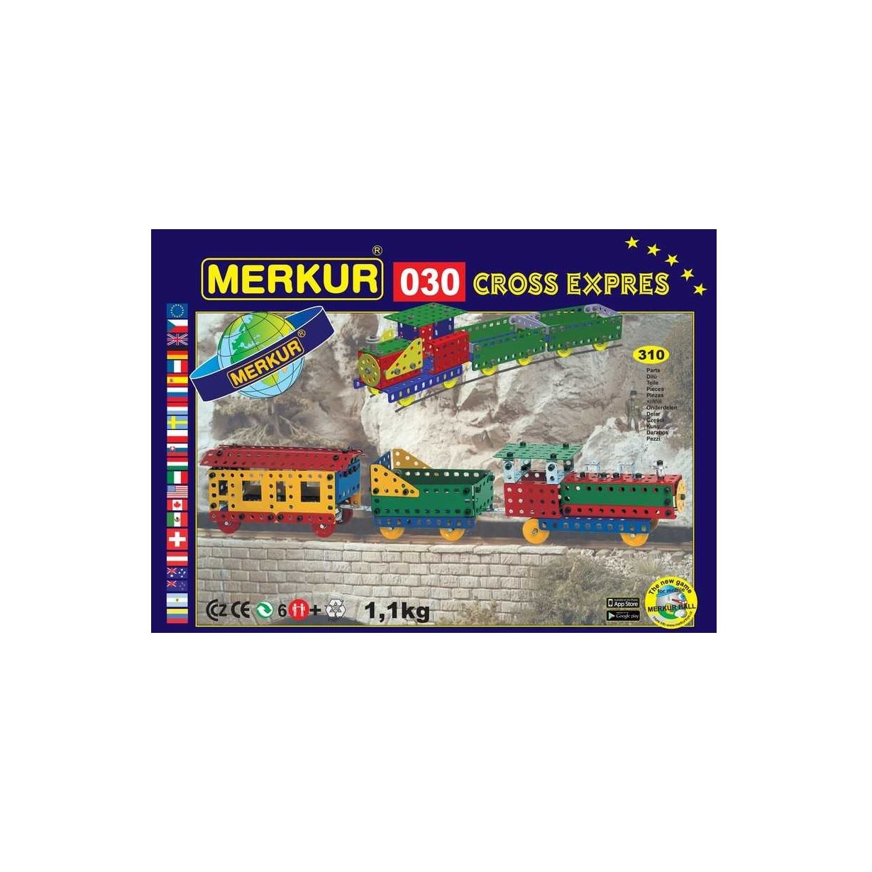 Set de constructii 10 modele - Cross Expres