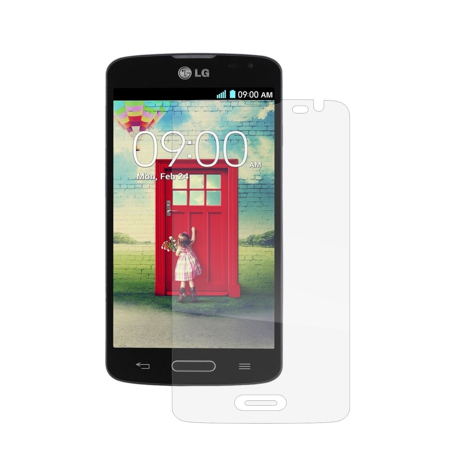 Folie Protectie Ecran, Acoperire Totala, Adeziva si Foarte Flexibila, Invisible Skinz Ultra-Clear AutoRegeneranta pentru LG L90