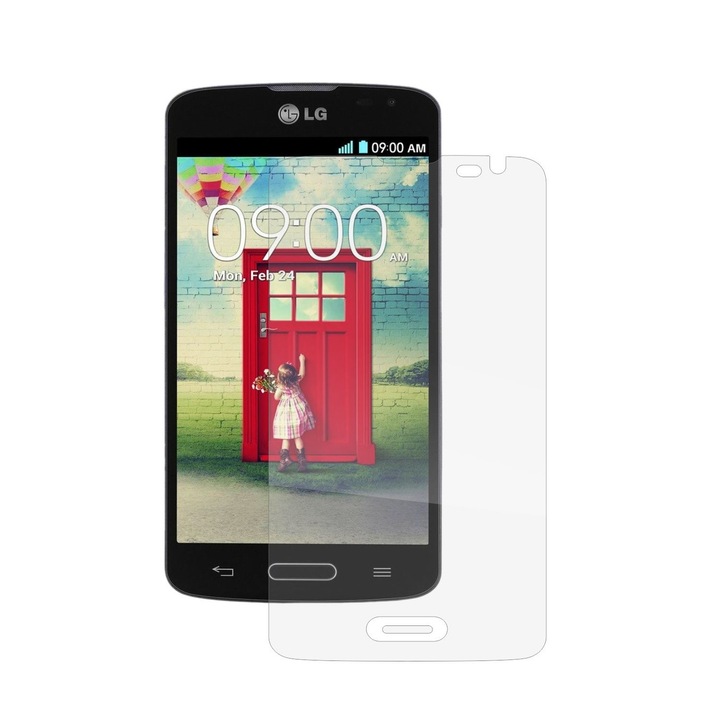 Folie Protectie Ecran, Acoperire Totala, Adeziva si Foarte Flexibila, Invisible Skinz Ultra-Clear AutoRegeneranta pentru LG L90