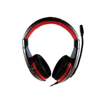 Casti gaming USB Media-Tech Nemesis MT3574, negru-rosu Casti gaming USB Media-Tech Nemesis MT3574, negru-rosu