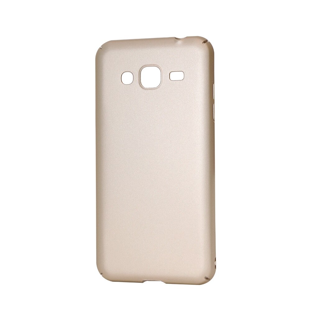 Carcasa Lemontti Hard Rubber Slim pentru Samsung J3 (2016), Auriu
