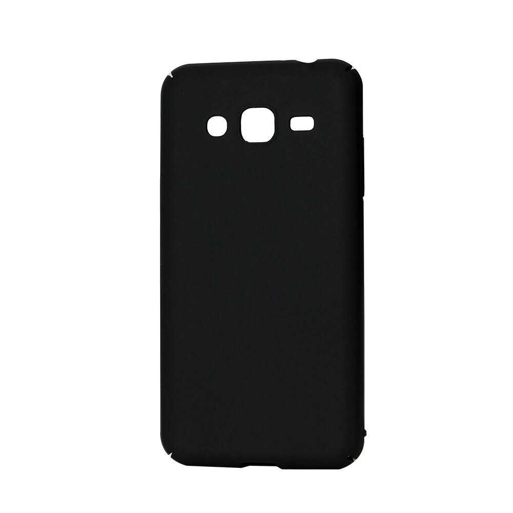 Carcasa Lemontti Hard Rubber Slim pentru Samsung J3 (2016), Negru