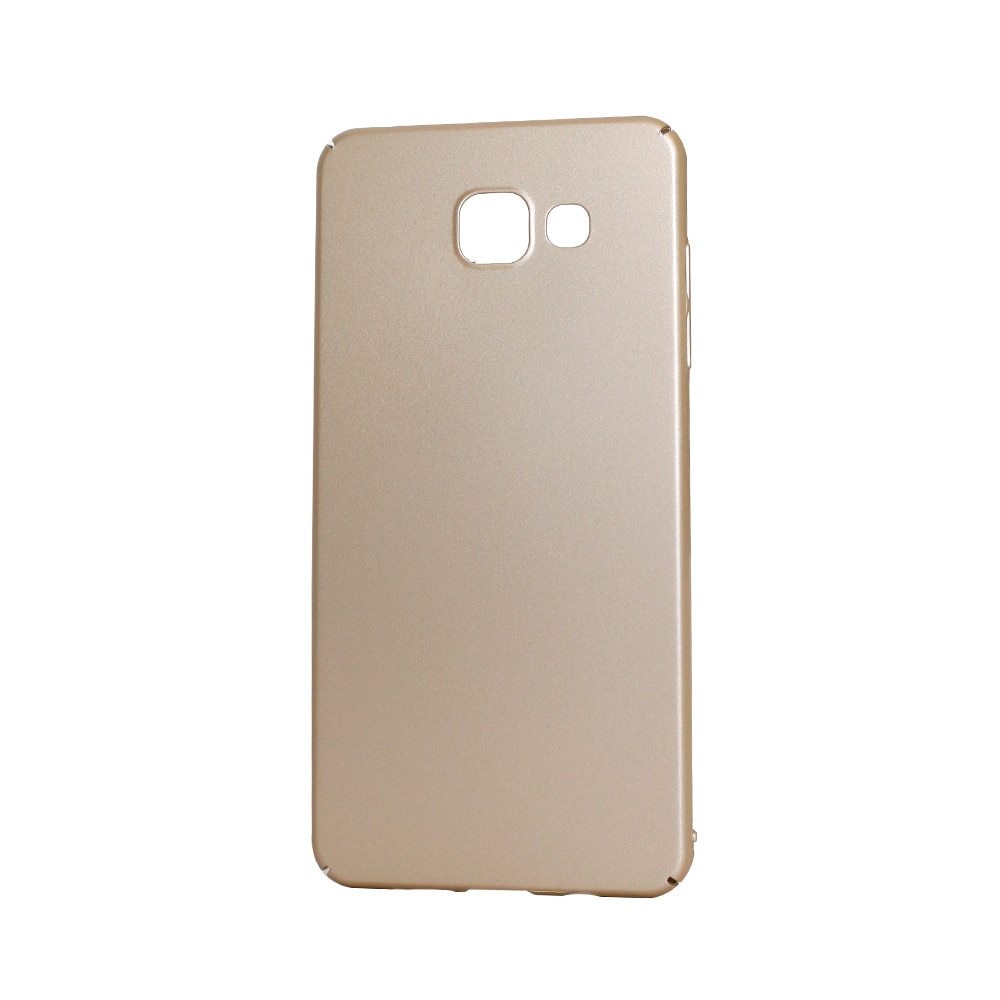Carcasa Lemontti Hard Rubber Slim pentru Samsung A5 (2016), Auriu