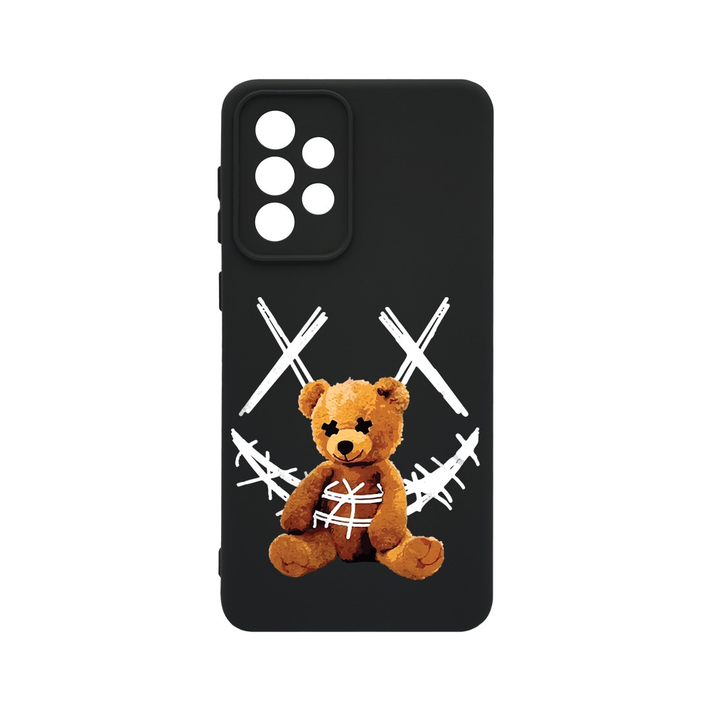 Husa BestCase® Premium Liquid Silicon, Compatibila Cu Samsung Galaxy A33 5G, Teddy Bear Smile, SLIM 1.2MM, Microfibra in interior, Antisoc, Rezistent la socuri, Protectie Camera, PB 982