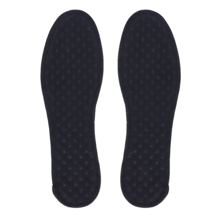 2 db bambusz talpbetét készlet, CRM, nedvesség elleni, szagtalanító, 40/42 sz., fekete, 26 cm