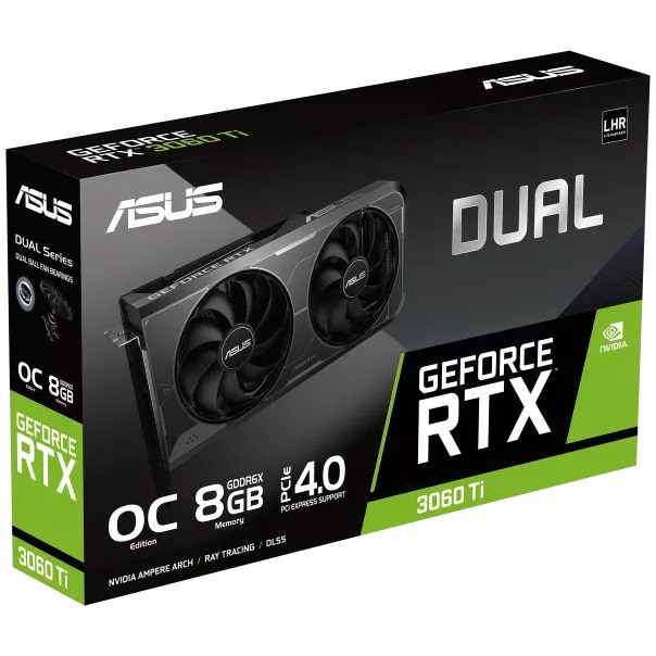 Видео карта Asus Geforce Rtx 3060 Ti Dual Oc 8gb Gddr6x 256 Bit Emagbg 3266