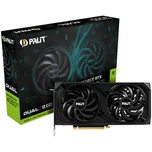 Placa video Palit GeForce RTX® 4060 Ti DUAL, 8GB GDDR6, 128-bit 