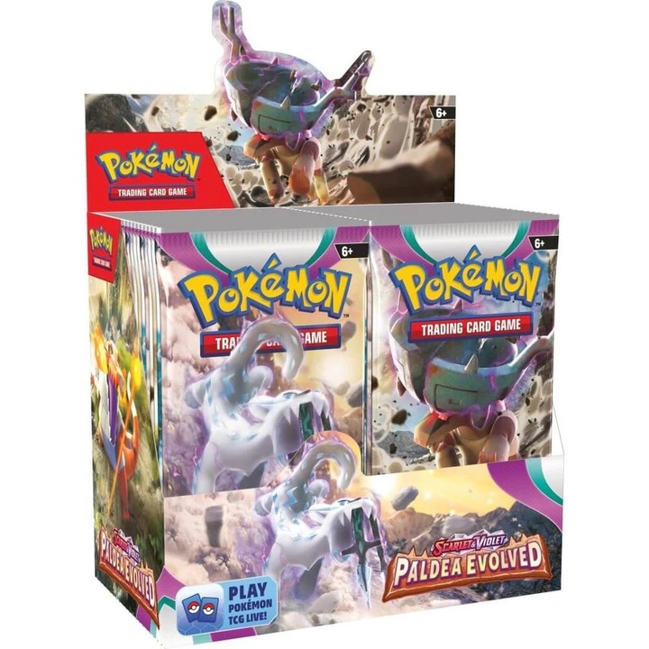 Комплект карти Pokemon TCG: Pokemon Scarlet & Violet 2 Paldea Evolved, 36 бустера