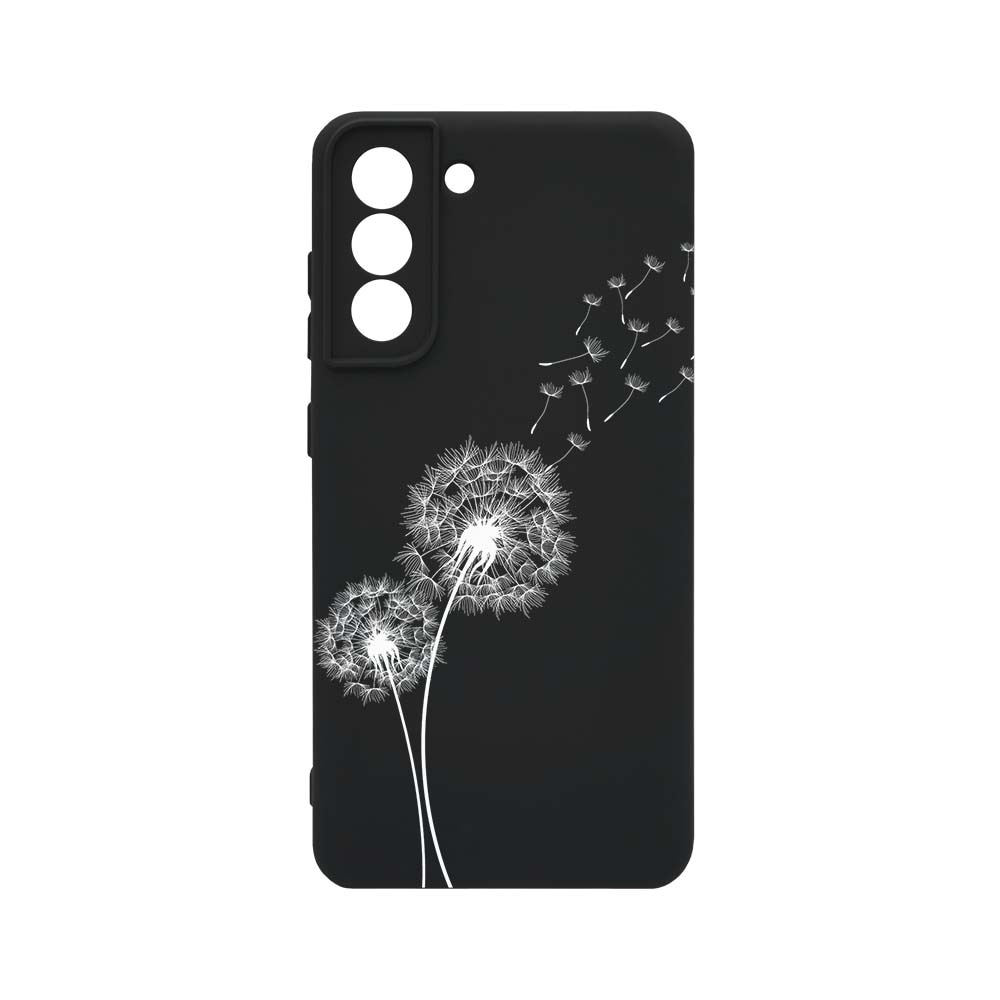 Husa BestCase® Premium Liquid Silicon, Compatibila Cu Samsung Galaxy S21 FE, Dandelion, SLIM 1.2MM, Microfibra in interior, Antisoc, Rezistent la socuri, Protectie Camera, PB 22
