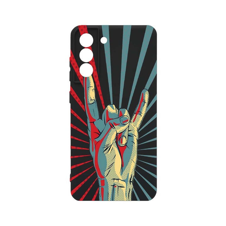BestCase Premium Liquid Szilikon telefontok, Samsung Galaxy S21 FE, Rock Festival, 1.2MM, kamera védelem, mikroszálas puha belső, PB 530