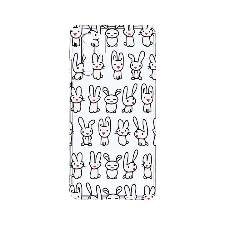 Силиконов калъф BestCase за Huawei P30 Pro, Rabbits, Camera Protection, Clear Silicon 2.0MM, T 691