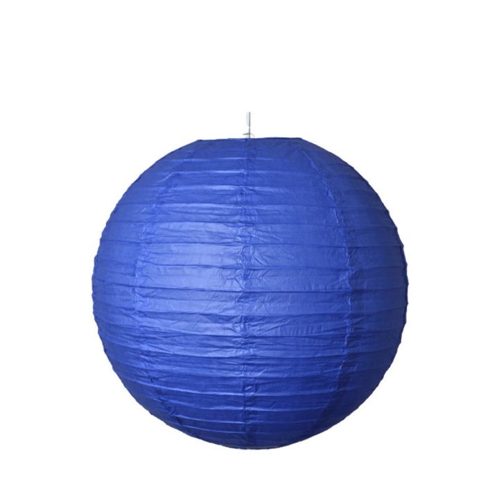 Lampion 35 cm albastru inchis