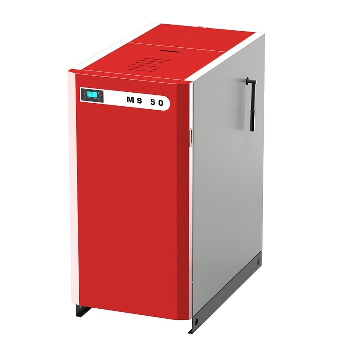 Cazan pe lemne combustibil solid cu gazeificare MS intre 35kW si 50kw