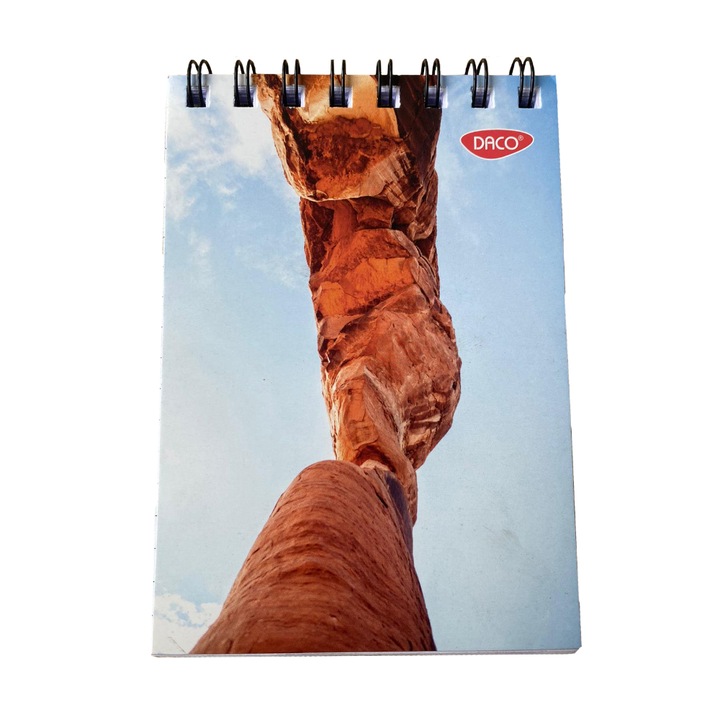 Тефтер A6 Dictando със Spira Daco, размер 14,7x10,5 cm, 80 раздела