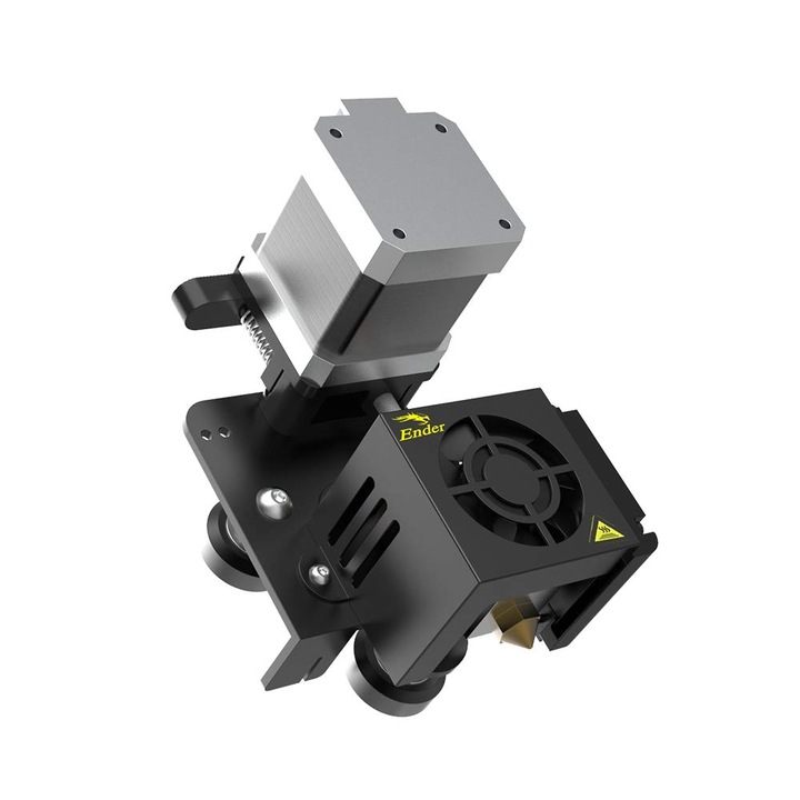 Kit extruder direct de 1.75 mm, Creality, cu motor nivelare pas 42-40, cap de printare, ventilator, fire de conectare, pentru Ender 3, Ender 3 Pro, Ender 3 V2