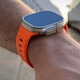 Curea plastic Tech-Protect Icon Line compatibila cu Apple Watch 4/5/6/7/8/SE/Ultra 42/44/45/49mm Orange